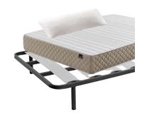 Miroytengo Pack Ahorro Hipnos Descanso Completo 90x180 cm (colchón + Somier Multiláminas + Patas + Almohada) Black - 90x180 cm 221.83