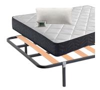 Miroytengo Pack Ahorro Lowcost Descanso Completo 105x190 cm (colchón + Somier+ Patas+ Almohada)