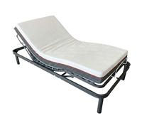 Miroytengo Pack Cama Eléctrica Articulada 135x190 cm con Colchón Viscoelástico Nert 5 planos motor, Mando y 7 zonas