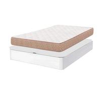 Miroytengo Pack de Descanso formado por Canapé Sassy y Colchón Maxi Basic en Color Blanco