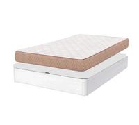 Miroytengo Pack de Descanso formado por Canapé Sassy y Colchón Maxi Basic en Color Blanco White - 150x190cm 150x190 cm