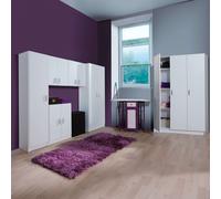 Miroytengo Pack Idara Armarios Multiusos Auxiliares Color Blanco Cocina Cuarto Colada Despensa Muebles Almacenaje White -