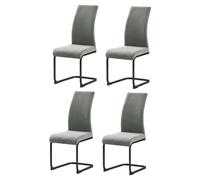 Miroytengo Pack Sillas Salón Comedor Tacoma Estilo Contemporáneo Color Gris 43x100x45 cm Pack of 4