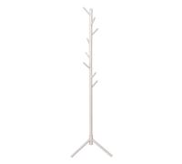 Miroytengo Perchero de Pie, Mueble de Entrada 8 Colgadores Reki Madera de Haya y Montaje Fácil Roble 44x172x44 cm