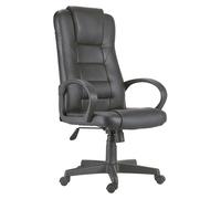 Miroytengo Silla de Escritorio Nova gitaroria en Color Negro de Polipiel 64x126x55 cm