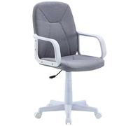Miroytengo Silla De Oficina Giratoria Fost Color Gris y Blanco