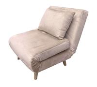 Miroytengo Sillón Cama Nórdic Lite, Sillón Convertible Apertura Clic-Clac Beige -