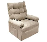 Miroytengo Sillón Elevador Gran para Salón Estilo Contemporáneo en Color Beige con 3 Motores y Mando a Control Beige 411.7