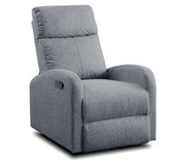 Miroytengo Sillón Reclinable Chill de Sala en Color Gris con Mecanismo Automático en Tela 55x110x74 cm Grey - 309.35