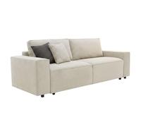 Miroytengo Sofá Cama Dutch para Salón Comedor Estilo Contemporáneo en Color Beige de 3 Plazas y con Arcón 239 cm