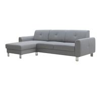 Miroytengo Sofá Chaise Longue Reversible Axel Malmo Salón Comedor Color Gris Claro 260 cm Gray - 707.25