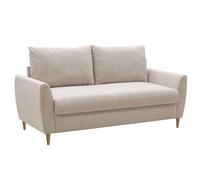 Miroytengo Sofá de 2 o 3 Plazas Mave Salón Comedor Estilo Contemporáneo en Color Gris o Beige con Patas de Madera 145 cm Beige - 3 seaters 3 seats