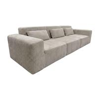 Miroytengo Sofá Modular Horizon 3 plazas Salón Comedor Beige 307 cm