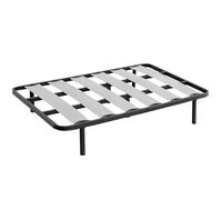 Miroytengo Somier 135x200 cm Balda Ancha, Tubo de Acero 40x30 mm, Refuerzo Central, Láminas de chopo-Flex (con Patas)
