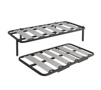 Miroytengo Somier Cama Canguro Tubo 40x30 mm Patas Plegables y Ruedas Incluidas (90x190 cm)