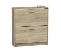 MUEBLES PITARCH Zapatero Tibet 2 puertas colgable Roble Cambrian 12 pares 82x74x25 cm