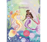Auzou – Pegatinas – Mis 500 pegatinas creativas. Sirenas