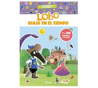 Mis primeras pegatinas - Lobo viaja en el tiempo