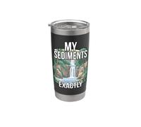 Mis sedimentos exactamente divertido geólogo caza rocas Vaso térmico de acero inoxidable de doble pared