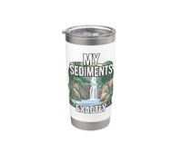 Mis sedimentos exactamente divertido geólogo caza rocas Vaso térmico de acero inoxidable de doble pared