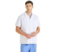 MISEMIYA - Bata Laboratorio Unisex - Bata Blanca Laboratorio Hombre - Bata Medico Mujer - Bata de Laboratorio Hombre 8165 - XS, Blanco