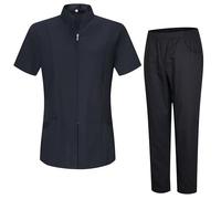 MISEMIYA Camisas Laboratorio Y PANTALÓN Sanitarios Mujer Uniforme Sanitarios,Peluquero, Empleado de SPA, o masajista - Ref.829-8312