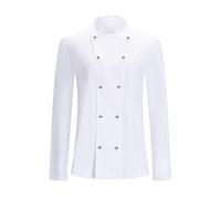 MISEMIYA - CHAQUETA COCINERA MUJER - UNIFORMES CHEF MUJER CHAQUETA MUJER DE COCINA - Ref.848 - XXL, Chaquetas Cocinera 848 - Blanco