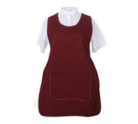 MISEMIYA - Delantal Impermeable Uniforme ESTÉTICA Laboral Limpieza CLINICA Hospital Veterinaria SANIDAD Médico Enfermera - Ref.868 - M, Delantal Limpieza 868-7 Granate