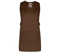 MISEMIYA - DELANTAL LIMPIEZA UNIFORME LABORAL CLINICA MÉDICOS LIMPIEZA VETERINARIA SANITARIOS HOSTELERÍA- Ref.868 - XL, Marrón