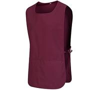 MISEMIYA - Delantal Limpieza Uniforme Laboral CLINICA MÉDICOS Limpieza Veterinaria Sanitarios HOSTELERÍA- Ref.868 - XL, Granate 68