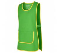 MISEMIYA - Delantal Limpieza Uniforme Laboral CLINICA MÉDICOS Limpieza Veterinaria Sanitarios HOSTELERÍA- Ref.868 - L, Verde Manzana 21
