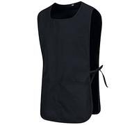 MISEMIYA - Delantal Limpieza Uniforme Laboral CLINICA MÉDICOS Limpieza Veterinaria Sanitarios HOSTELERÍA- Ref.868 - M, Negro 68