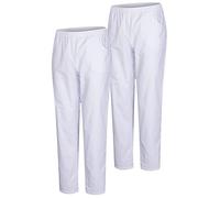 MISEMIYA - Pack 2 Pcs - PANTALÓN Sanitario Unisex - Uniforme Sanitario Uniformes MEDICOS PANTALÓN DE Trabajo - Ref.8312 * 2 pcs - 3XL, Blanco 21