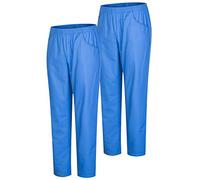 MISEMIYA - Pack 2 Pcs - PANTALÓN Sanitario Unisex - Uniforme Sanitario Uniformes MEDICOS PANTALÓN DE Trabajo - Ref.8312 * 2 pcs - 3XL, Celeste 21