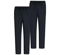 MISEMIYA - Pack 2 Pcs - PANTALÓN Sanitarios Unisex Cintura ELÁSTICA UNIFORMEES Sanitarios Uniformes MEDICOS UNFIROMES Laboratorios - M, Negro 68