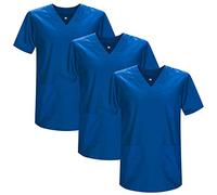 MISEMIYA - Pack 3 Pcs - Casaca Sanitario Unisex Uniformes Sanitarios Uniforme Sanitario Uniforme MEDICOS - XL, Azul 37 21