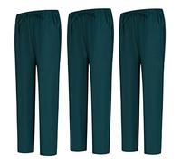 MISEMIYA - Pack 3 Pcs - PANTALÓN Sanitario Unisex - Uniforme Sanitario Uniformes MEDICOS PANTALÓN DE Trabajo -3-6802 - M, Verde 68