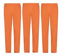 MISEMIYA - Pack 3 Pcs - PANTALÓN Sanitario Unisex - Uniforme Sanitario Uniformes MEDICOS PANTALÓN DE Trabajo - M, Naranja