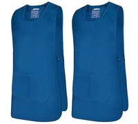 MISEMIYA - Paquete 2 Unidades - Delantal Limpieza Uniforme Laboral CLINICA MÉDICOS Limpieza Veterinaria Sanitarios HOSTELERÍA- Ref.868 - M, Azul 37