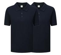 MISEMIYA Paquete de 2 Unidades - Polo 100% Algodón Uniforme Laboral Industrial Taller MECÁNICO 2-PO200