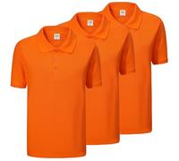 MISEMIYA Paquete de 3 Unidades - Polo 100% Algodón Uniforme Laboral Industrial Taller MECÁNICO 2-PO200