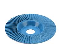 Miskall Disco de Talla de Madera para Amoladora Angular 125mm, Rueda de Modelado con Carburo de Tungsteno, Disco de Lijado para Carpintería y Escultura, Azul