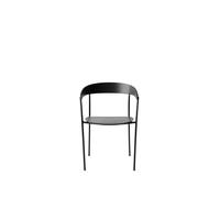 New Works Silla con reposabrazos Missing Fresno negro