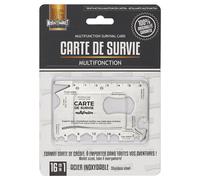 Mister Gadget Carta Metálica Multifunción 16 en 1 - Herramienta Acero Inoxidable