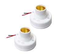 MISUVRSE 1 unidad/2 unidades de sensores E27 de alta sensibilidad portalámparas para una iluminación cómoda y segura en diferentes habitaciones, control de luz acústica, base de tornillo