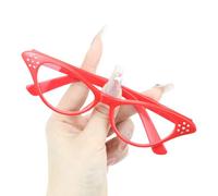 MISUVRSE Gafas elegantes con marco simple y lente transparente para adultos y adolescentes, para fiestas de cosplay, diferentes ocasiones, estilo retro