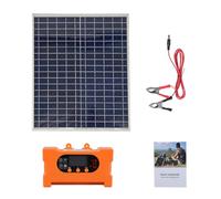 MISUVRSE Kit de panel solar de 22 W, cargador de batería, regulador rápido inteligente