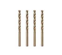 Misuyue Brocas con 8% de cobalto, 4 mm HSS M42 para metal, acero inoxidable, acero duro, aluminio y madera (4 piezas)