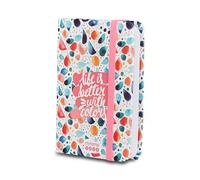 Mitama Agenda bidiaria, Color Life, Planning mensual, 12 meses - De enero a diciembre 2025 - 158 páginas calendario + 50 páginas de contenido extra - 8 x 11 cm - Tapa dura