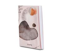 Mitama Agenda semanal gráfica Warm Shade, Planning mensual, 18 meses de septiembre de 2024 a febrero 2026-158 páginas + 50 páginas de contenido extra - 15 x 21 cm - Tapa flexible